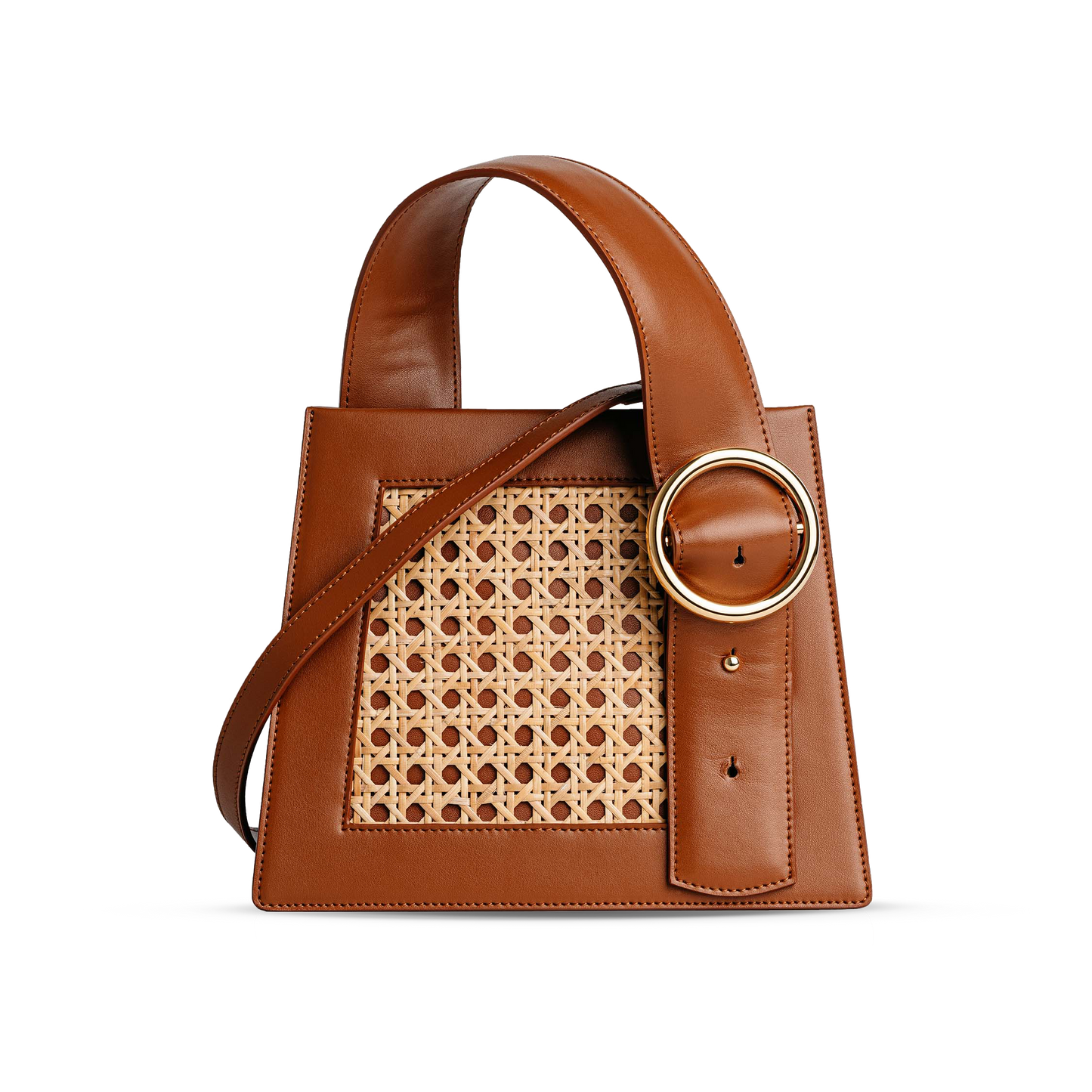 Enchanted Top Handle Bag in Bamboo Brown | Parisa Wang