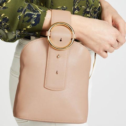 Addicted Bracelet Bag in Beige | Parisa Wang | Featured