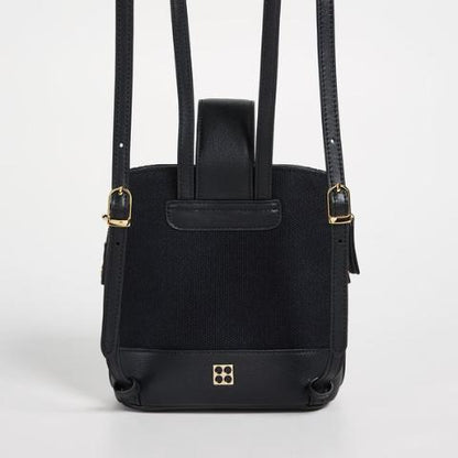 Addicted Mini Backpack in Black Gold | Parisa Wang