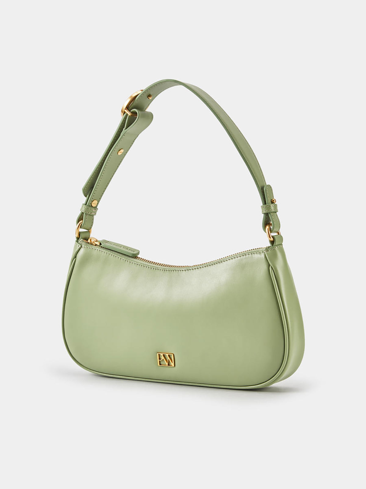 Charmed Baguette Bag in Sage | Parisa Wang 